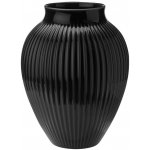 Keramická váza Knabstrup Ripple Black 27 cm Knabstrup – Hledejceny.cz