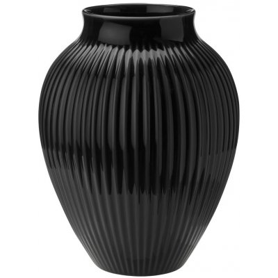 Keramická váza Knabstrup Ripple Black 27 cm Knabstrup – Hledejceny.cz
