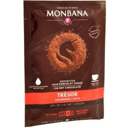 Monbana Trésor horká čokoláda 25 g