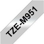 Brother TZE-M951, černá / stříbrná, 24mm – Hledejceny.cz