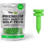 GOLF ONE8 Premium 100% Bamboo Golf Tees 25mm (1") - zelená 25ks – Zboží Dáma