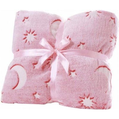 Leventi Svítící deka s rukávy a kapucí růžová – Sleviste.cz