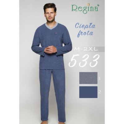 Regina 533 pyžamo dlouhé modrá – Zboží Mobilmania