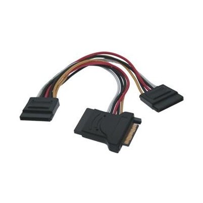 PremiumCord Napájecí Y kabel k HDD Serial ATA 3xF/1xM 16cm; kfsa-8 – Zboží Mobilmania