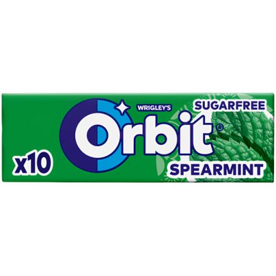 Orbit Spearmint žvýkačka bez cukru s mátovou příchutí se sladidly 14g – Hledejceny.cz