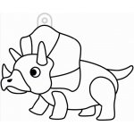 Závěsná plastová sklíčka k vybarvení barvami na sklo cca 8 cm 49 – Hledejceny.cz