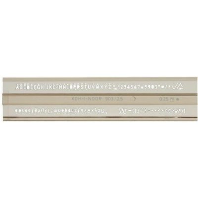 Šablona písmen 2,5mm 748031 – Zboží Mobilmania
