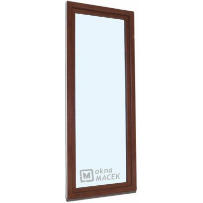 Kömmerling balkonové dveře 70 AD OS levé ořech/bílá 70 x 220 cm jednostranná klika + madýlko + PVC rám – Hledejceny.cz