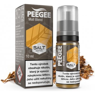 PEEGEE Salt - Mall Blend 10 ml 10 mg – Zboží Mobilmania