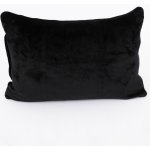 MKLuzkoviny.cz mikroplyš Exclusive Laura černá 40 x 60 cm – Sleviste.cz