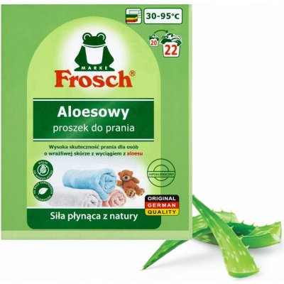 Frosch prostředek na praní Aloe vera 1,35 kg – HobbyKompas.cz
