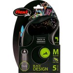 Flexi Vodítko Black Design pásek – Zboží Dáma