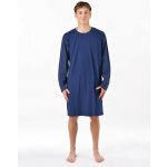 Gino pánská noční košile (79203-DCMMxB) modrá – Zboží Mobilmania