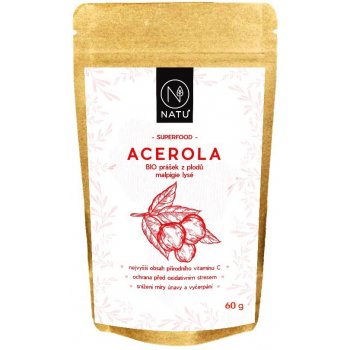 Natu Acerola prášek 80% BIO 60 g