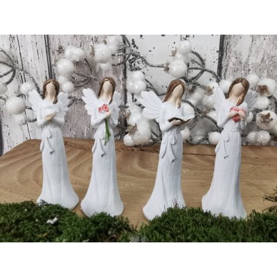 Anděl Remiel bílý 6 cm, mix, sada 24ks – Hledejceny.cz