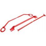TA Technix rozpěrná tyč VW Golf V (1K, 2003-2009) přední + zadní (kompletní kit, červený) | Zboží Auto