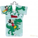 Jerry Fabrics povlečení Mickey Dino 100 x 135 , 40 x 60 cm – Sleviste.cz