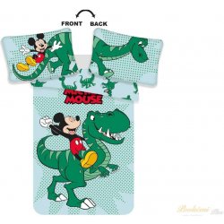 Jerry Fabrics povlečení Mickey Dino 100 x 135 , 40 x 60 cm