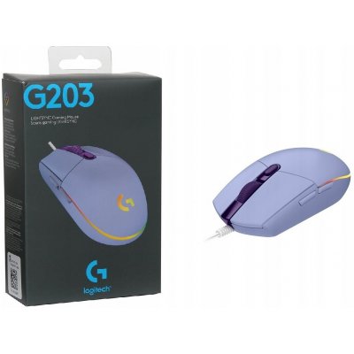 Logitech G203 LIGHTSYNC RGB 6 Button Gaming Mouse 910-005853 – Zboží Mobilmania
