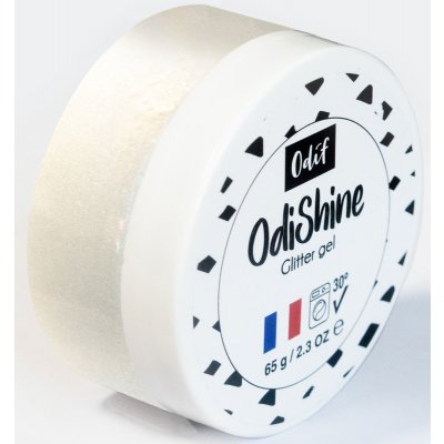 Odif Třpytivá gelová barva na textil 65 g Bílá Opale – Zboží Dáma