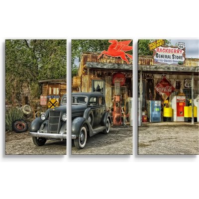 Sablio Obraz - 3-dílný Veterán 3 - 120x80 cm – Hledejceny.cz