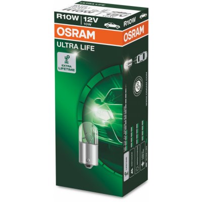 Osram Ultra Life R10W BA15s 12V 10W