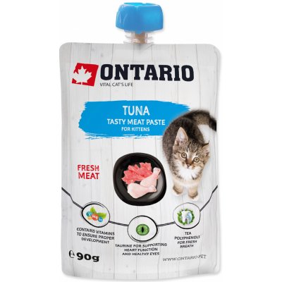 Ontario Kitten Tuna Fresh Meat Paste 90 g – Zboží Mobilmania