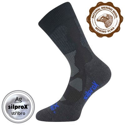 VoXX ponožky Etrex 1 pár černá – Zboží Mobilmania