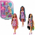 Barbie Totally Hair blondýnka v hvězdičkových šatech – Hledejceny.cz