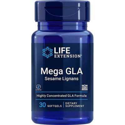 Life Extension Mega GLA Sesame Lignans 30 gelové tablety – Hledejceny.cz