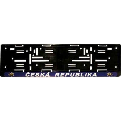 RÁMEČEK POD SPZ - Česká republika s pruhem EU – Sleviste.cz