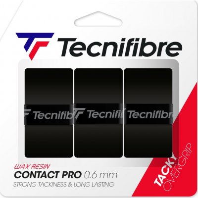 Tecnifibre Pro Contact 3 ks Černá – Zboží Mobilmania