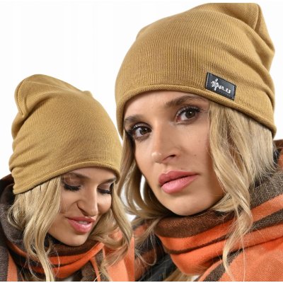 Fashionweek dámská čepice beanie šmoulinka Al-PN2 Capuccino – Hledejceny.cz