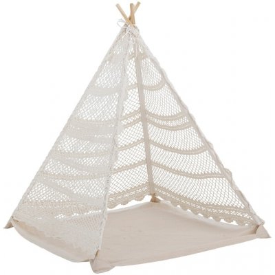 Bloomingville Béžový teepee stan Herle 110 x 100 cm – Zboží Mobilmania
