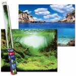 Aqua Nova pozadí oboustranné plants ocean L 100 x 50 cm – Zboží Dáma