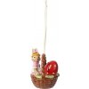 Villeroy & Boch Bunny Tales velikonoční závěsná dekorace, zaječice Anna v košíčku