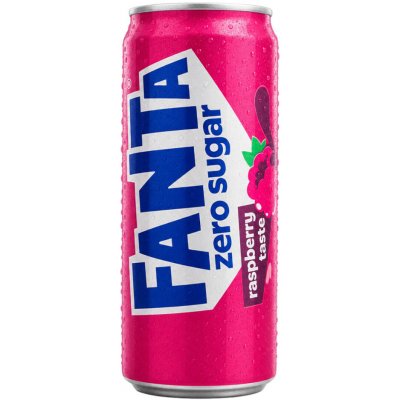 Fanta Zero Sugar Raspberry 330 ml – Zboží Mobilmania