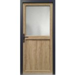 Josefmeeth Vedlejší vchodové dveře Pro M02 bílá/Turner Oak 88 x 190 cm L – Hledejceny.cz