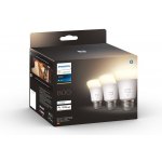 Philips Hue Bluetooth LED White set 3ks žárovek 8719514329881 E27 A60 3x9W 3x800lm 2700K bílé stmívatelné – Hledejceny.cz
