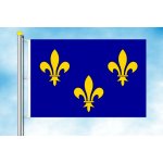 LIBEA, s.r.o. Île-de-France vlajka Rozměr: 150×225 cm, Uchycení: Karabiny na stožár – Hledejceny.cz