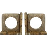 Satpura Dutchbone Mramorové zarážky na knihy - set 2 ks, hnědé – Zboží Dáma Satpura Dutchbone Mramorové zarážky na knihy - set 2 ks, hnědé – Zboží Dáma