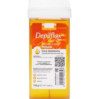 DEPILFLAX 100 Depilační vosková rolka NATURAL 110 g – Hledejceny.cz