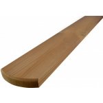 Plotovky dřevěné půlkulaté, 19x92x1200 ThermoWood® borovice, TD 212°C, kvalita AB – Zbozi.Blesk.cz