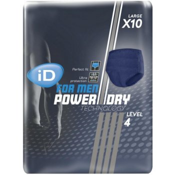iD Pants for Men Level 4 Large 10 ks