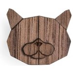 BeWooden dřevěná brož British Cat BR46 – Zboží Mobilmania