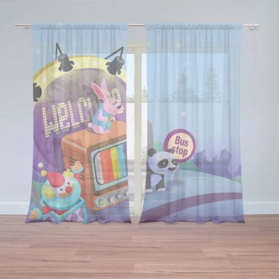 Záclony Bus stop: 2 ks - 150x250 cm - Sablio – Hledejceny.cz