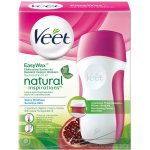 Veet EasyWax ohřívač vosku + vosková náplň 50 ml + depilační pásky 12 ks + Perfect Finish jemné čisticí ubrousky 4 ks + stojan dárková sada – Sleviste.cz