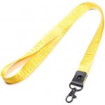Šňůrka na krk Dlouhá Auto Finesse Luxury Embossed Lanyard Long Yellow – Zboží Mobilmania