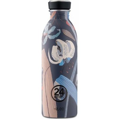 24Bottles Láhev na vodu Urban navy lily 500 ml