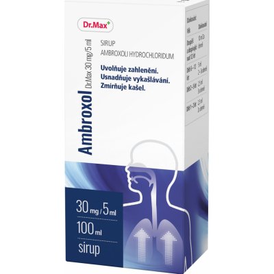 AMBROXOL DR.MAX POR 30MG/5ML SIR 1X100ML – Zboží Dáma